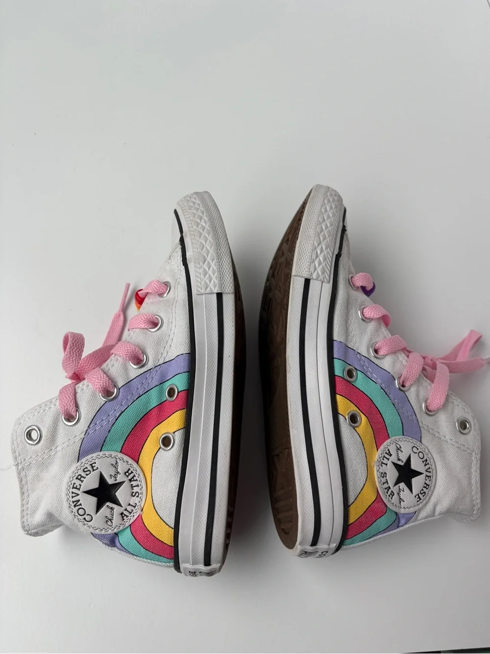 Converse Chuck Taylor All Star Hi-Top Sneakers Unicorn Rainbow Junior 12